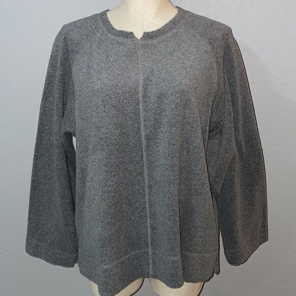 Valerie Stevens Vintage NWT Women’s Cotton Fleece Sweatshirt Crew Neck size L - Picture 3 of 8